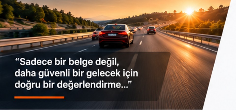 Güvenli sürüş – temsili görsel